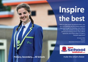 'Inspire the best' school uniform brochure