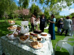 summer holidays garden party